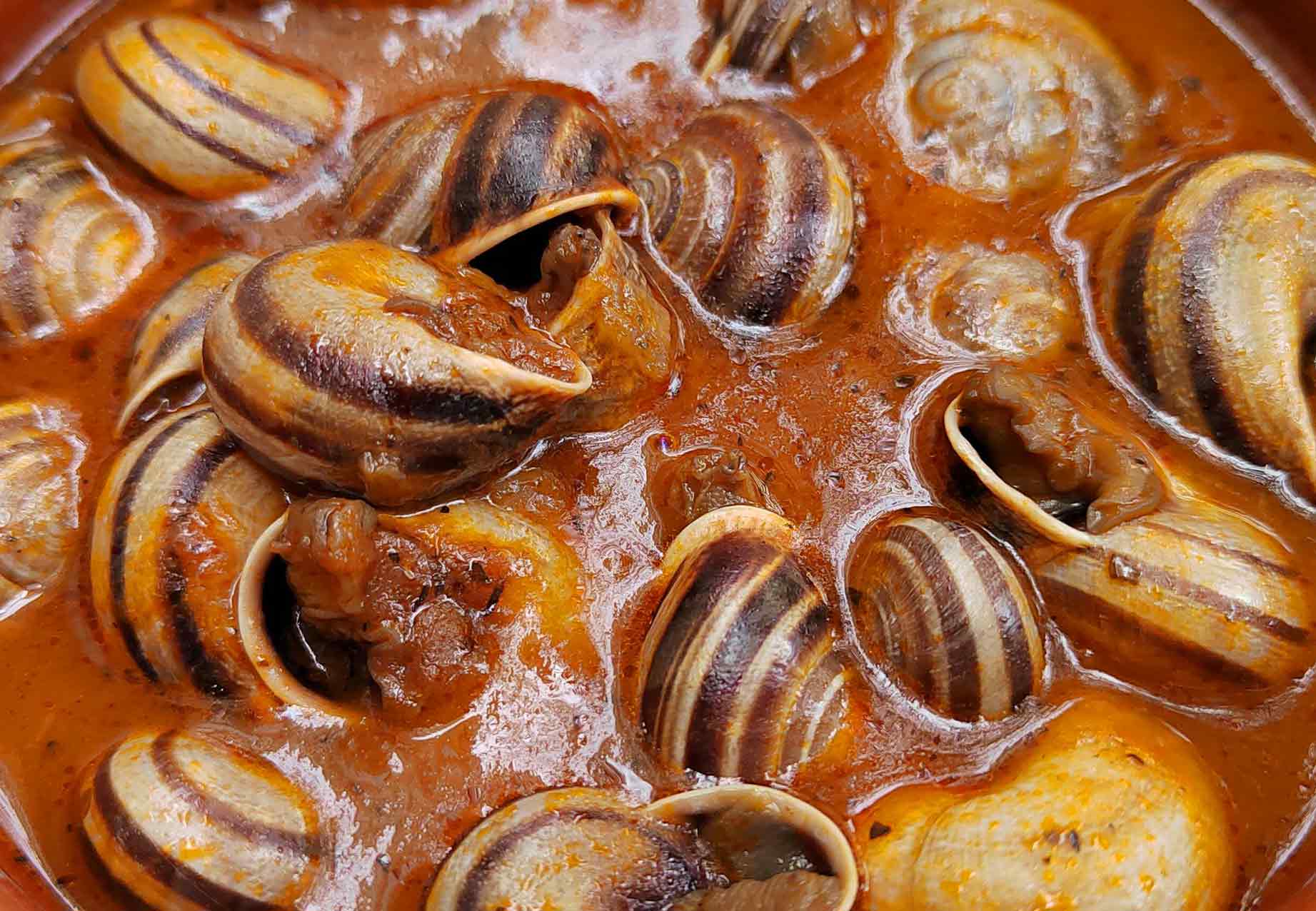 Mallorcan-style snails Cargols: Caracoles a la Mallorquina